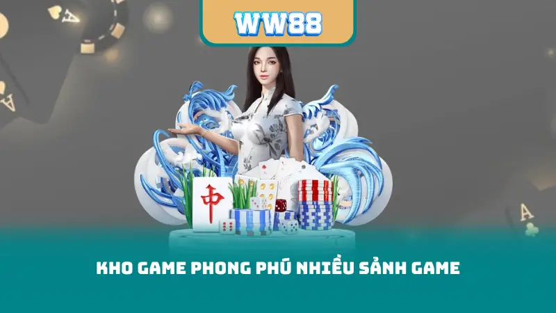Kho game phong phú nhiều sảnh gamee