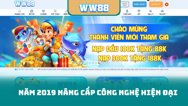 Năm 2019 nâng cấp công nghệ hiện đại