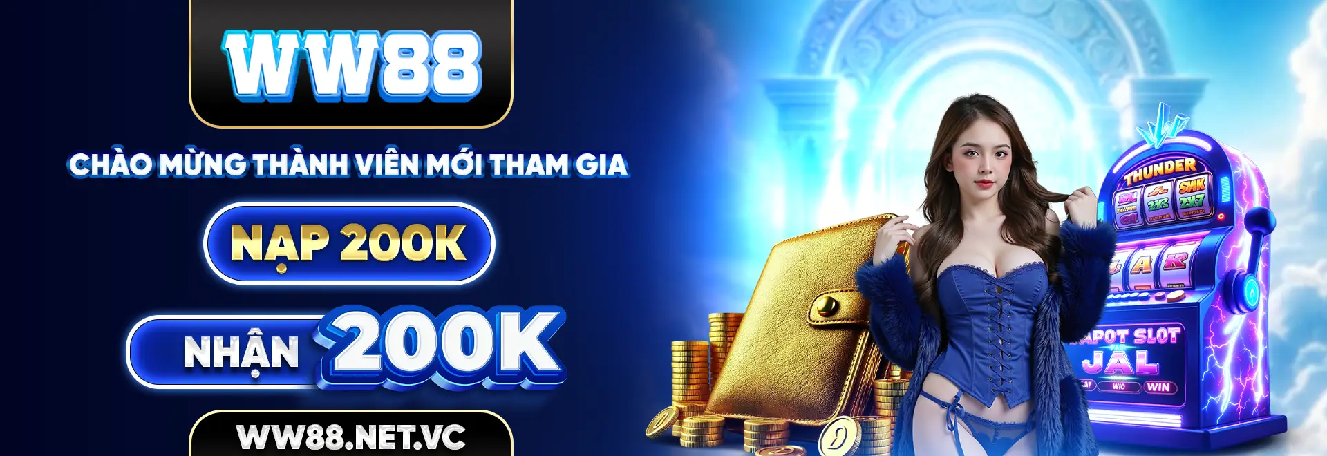 ww88 chào đón thành viên mới nạp 200 tặng 200